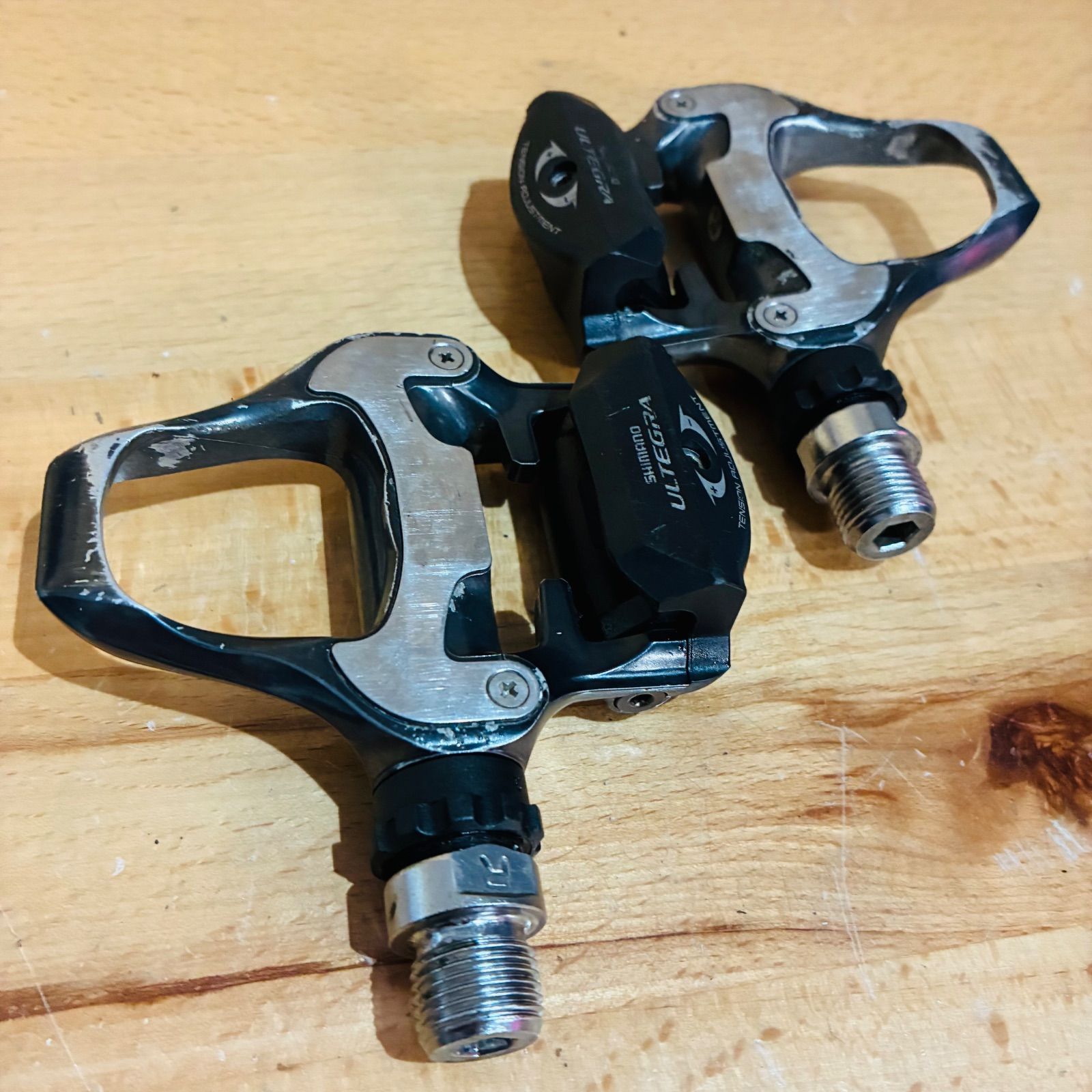 中古品】 シマノ アルテグラ PD-6700 SPD-SL ビンディングペダル