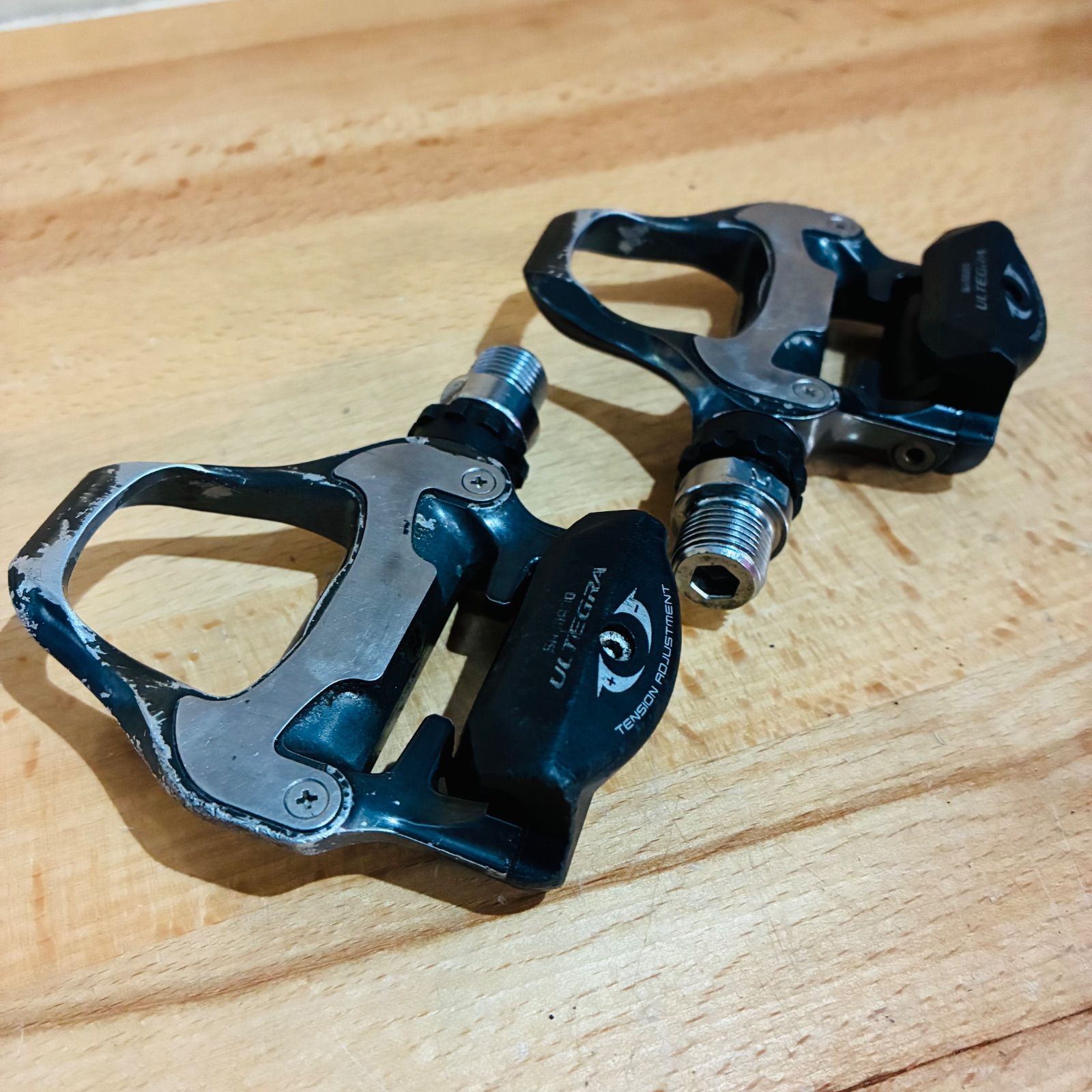 中古品】 シマノ アルテグラ PD-6700 SPD-SL ビンディングペダル