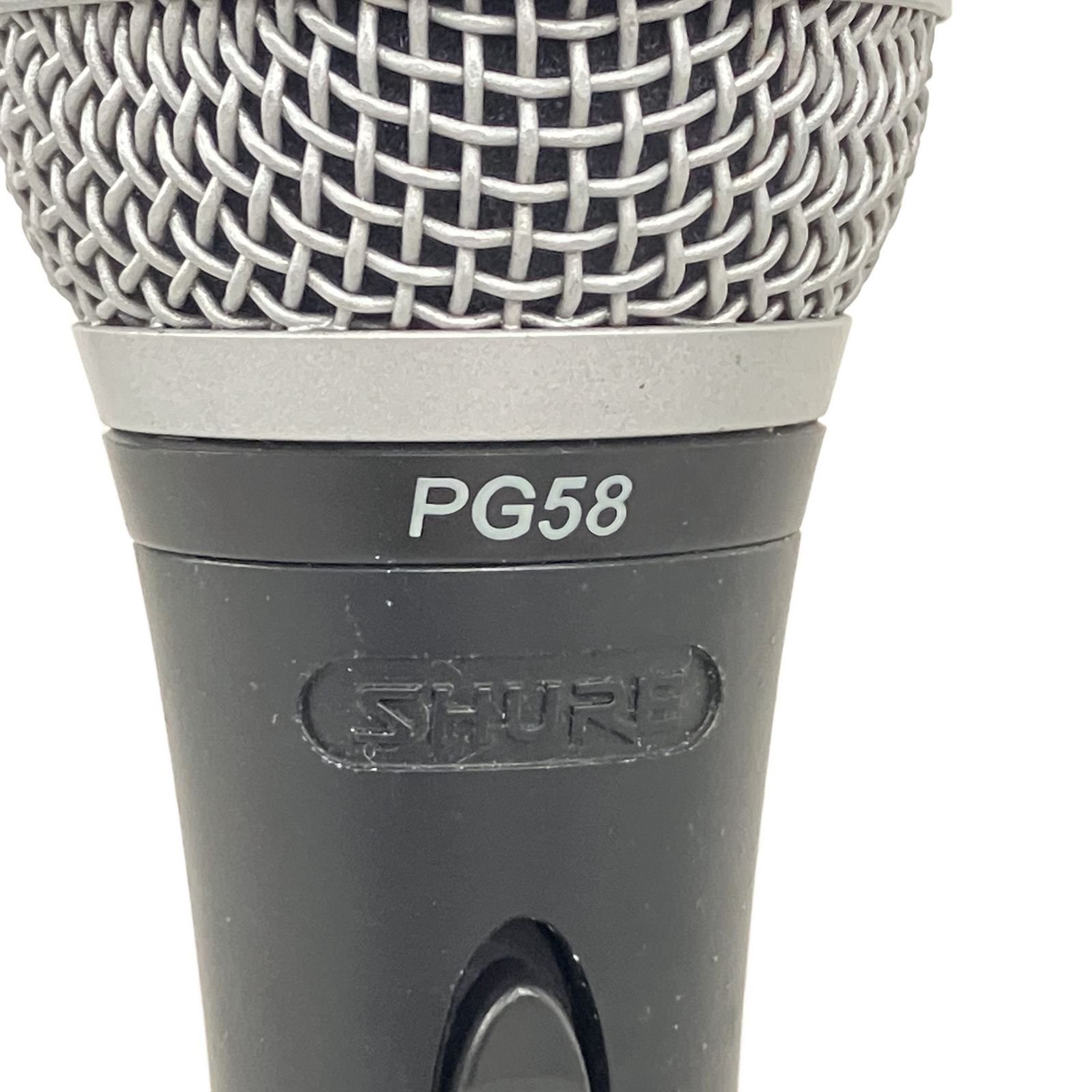 Shure PG58 ワイヤレスマイク,動作確認済み。 PG58 - Shureワイヤード・マイクロホン - ヒビノインターサウンド株式会社