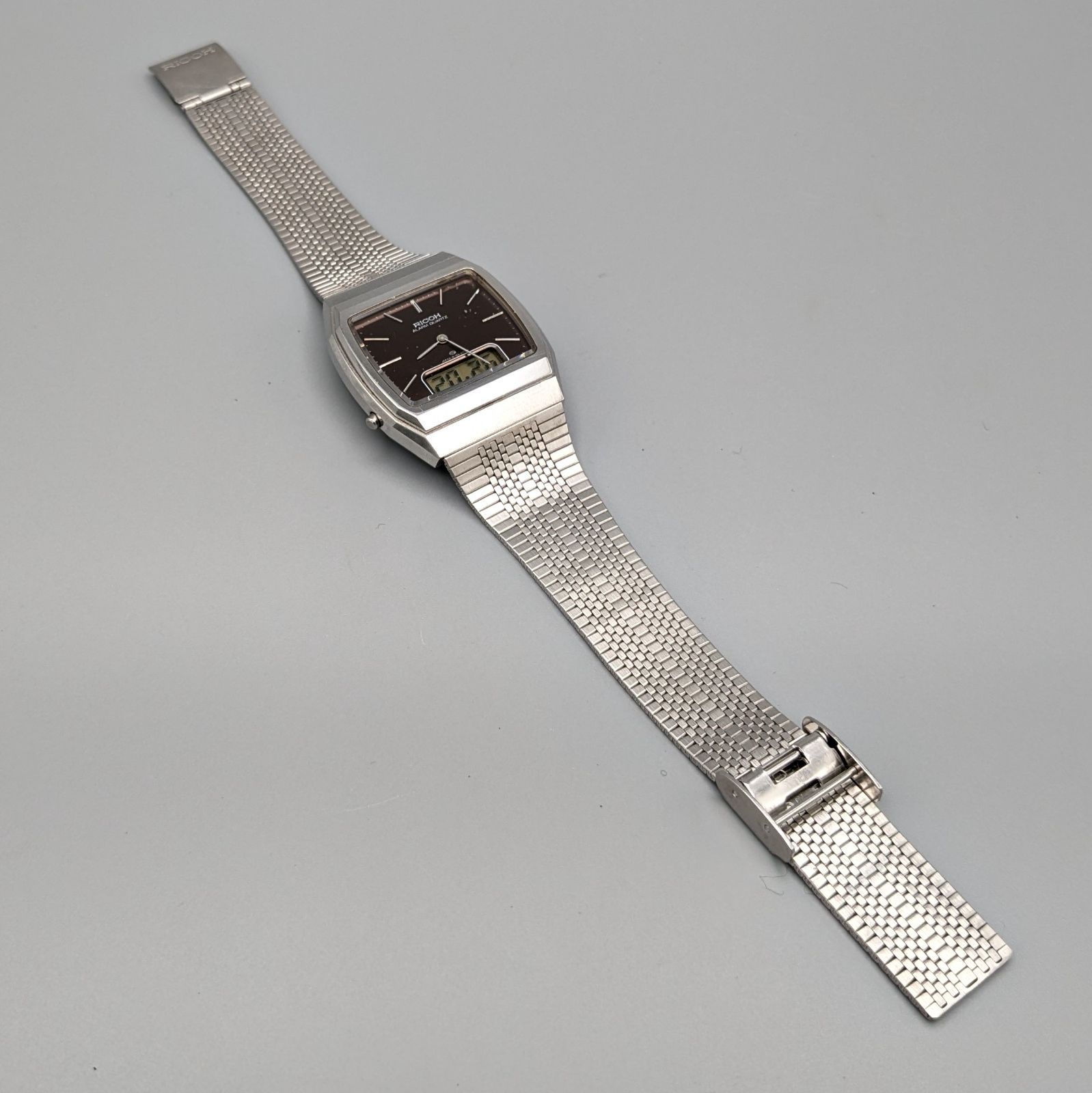 Digital Watch Ricoh x 0 28.3mm Used 32.8mm Analog Quartz RICOH 