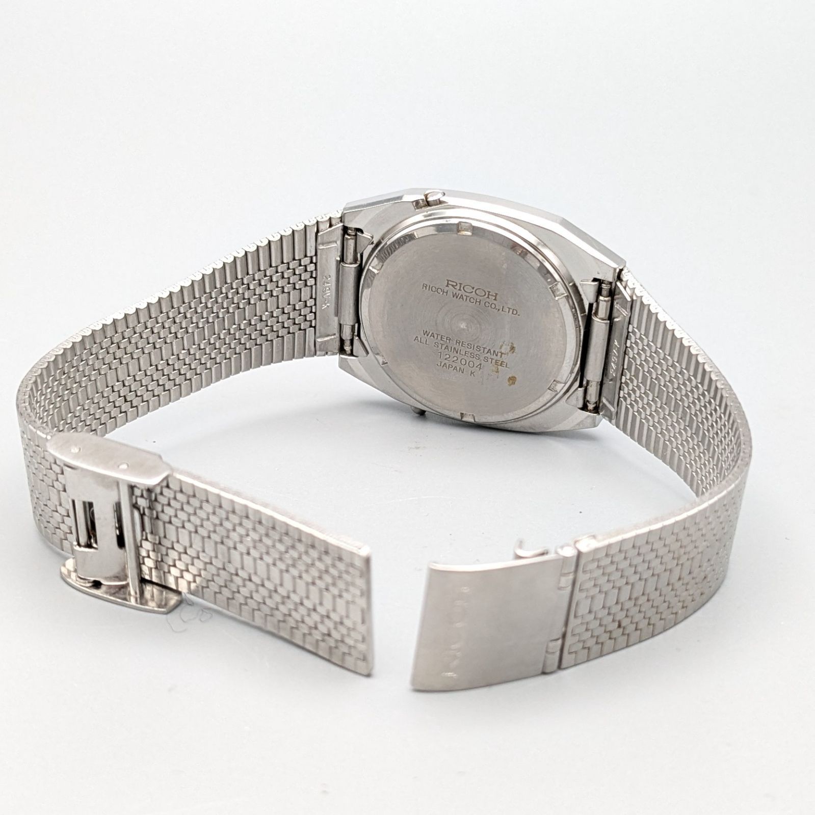 Digital Watch Ricoh x 0 28.3mm Used 32.8mm Analog Quartz RICOH 