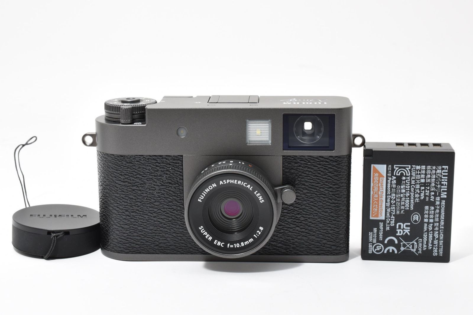 シャッター回数2600回□美品□ FUJIFILM X-half チャコールシルバー F