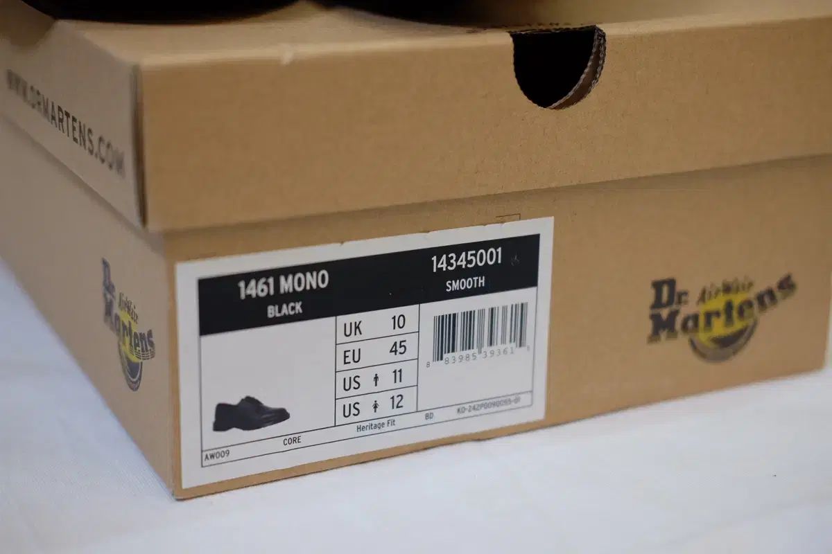  DR. MARTENS ドクターマーチン 1461 ウール uk 10 ローファー ブーツ 革靴