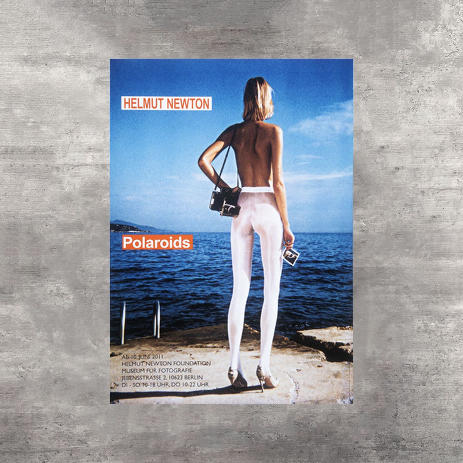 公式展覧会ポスター｜Helmut Newton Polaroids｜Helmut Newton