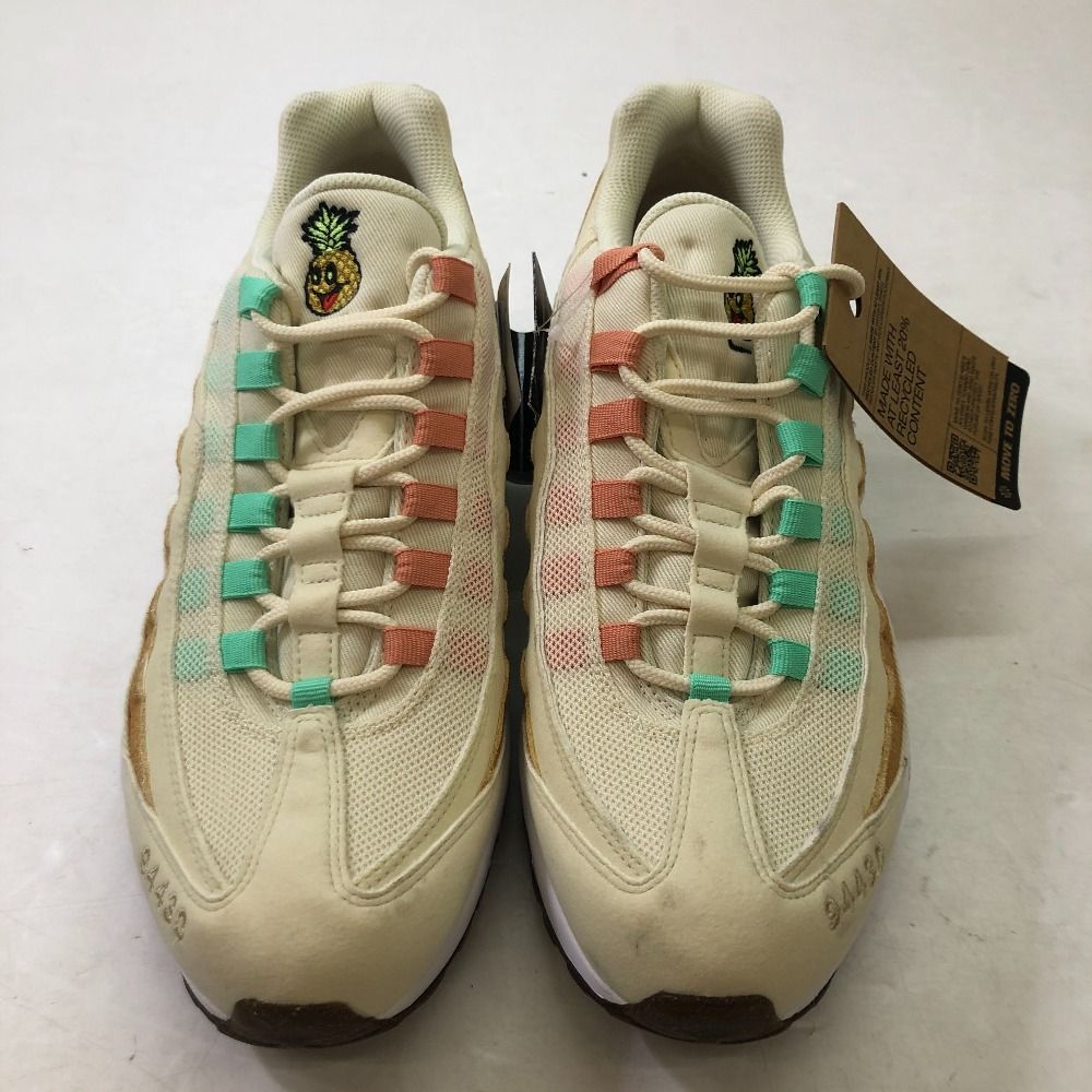 04 w 5774∞ NIKE AIR MAX 95 NRG ナイキ エアマックス パイナップル CZ 0154-100 ココナッツミルク|グリーングロー 28.5 cm スニーカー