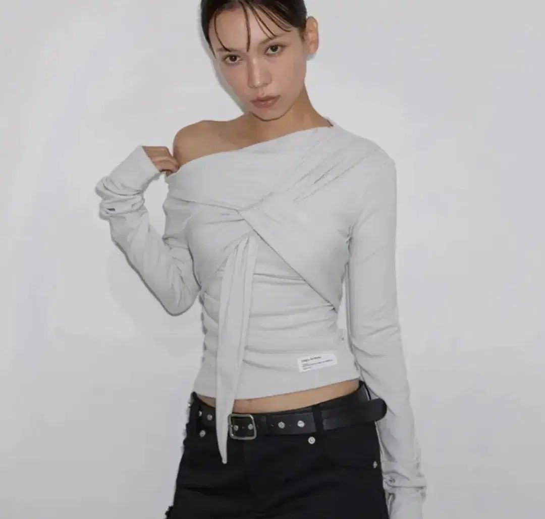 INEGI ドレープ スリーブ Drape Flow Tie Long Sleeve