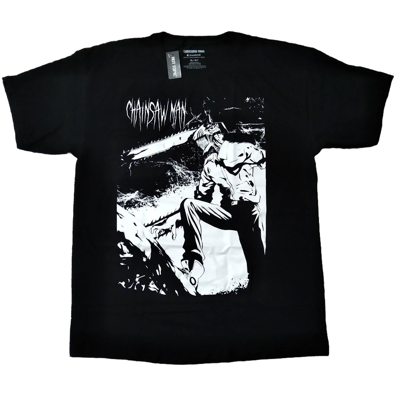 チェンソーマン Tシャツ XLサイズ 黒 デンジ アニメTシャツ 未使用新品