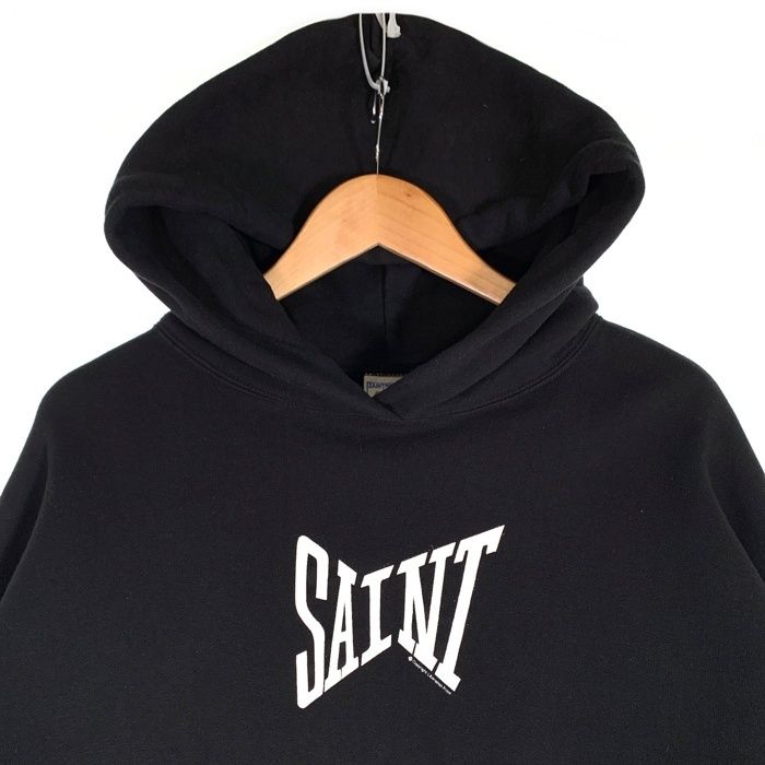 SAINT Mxxxxxx セントマイケル HOODIE RIBON SAINT BLACK プルオーバー