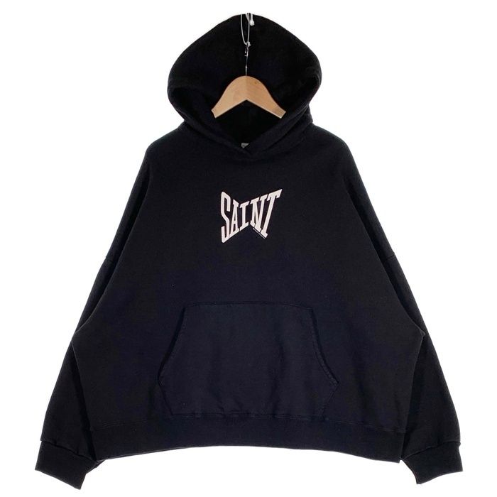 SAINT Mxxxxxx セントマイケル HOODIE RIBON SAINT BLACK プルオーバー