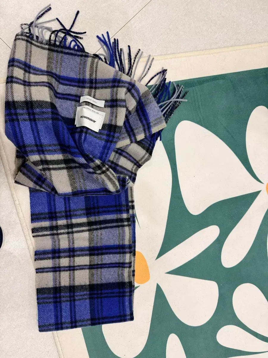 ADER ERROR レビント CHECK マフラー Z-ブルー