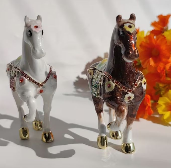 インテリア小物 小物入れ 鍵置き 置物 インテリア オブジェ 馬 うま
