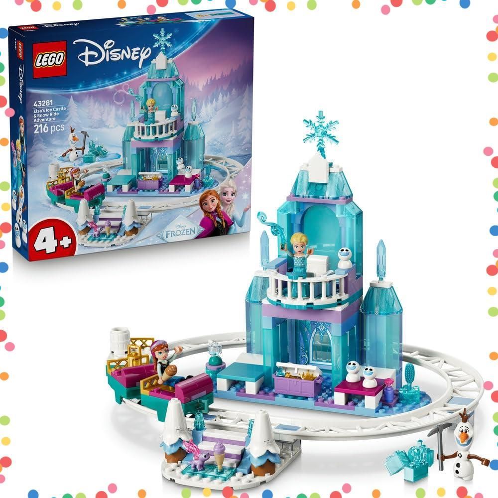 6歳 5歳 4歳 子供 ディズニー 女の子 男の子 グッズ 知育 ブロック インテリア プレゼント 玩具 オシャレ おもちゃ エルサのアイスキャッスルとソリの冒険 43281 ディズニープリンセス レゴ LEGO