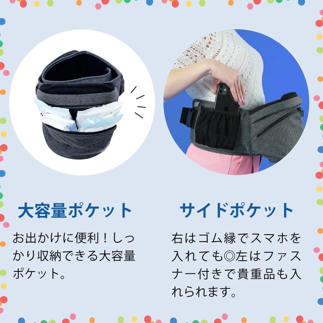 商品 ADVANCE ポルバンアドバンス ヒップシート POLBAN 抱っこ紐 アジュールブルー