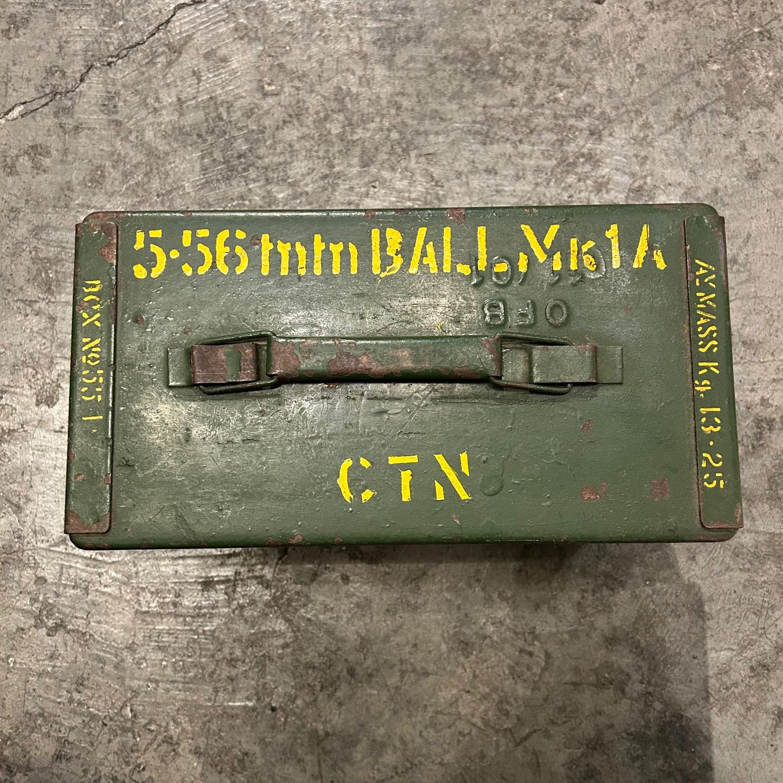 米軍 弾薬箱 アンモボックス アーモ缶 AMMO BOX グリーン - メルカリ