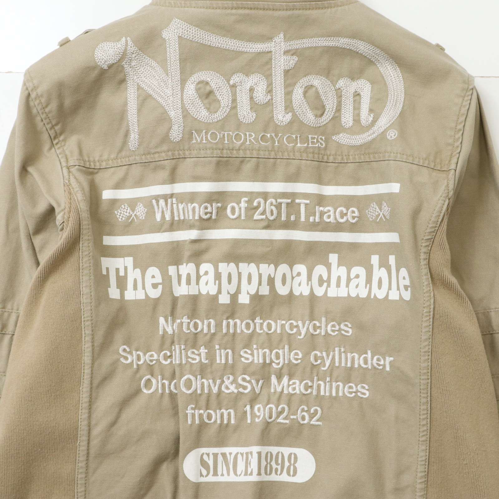 Norton ノートン バック ロゴ刺繍☆ フード収納 ミリタリー フィールド 