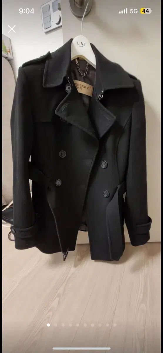 バーバリーブリット ブラック トレンチ コート