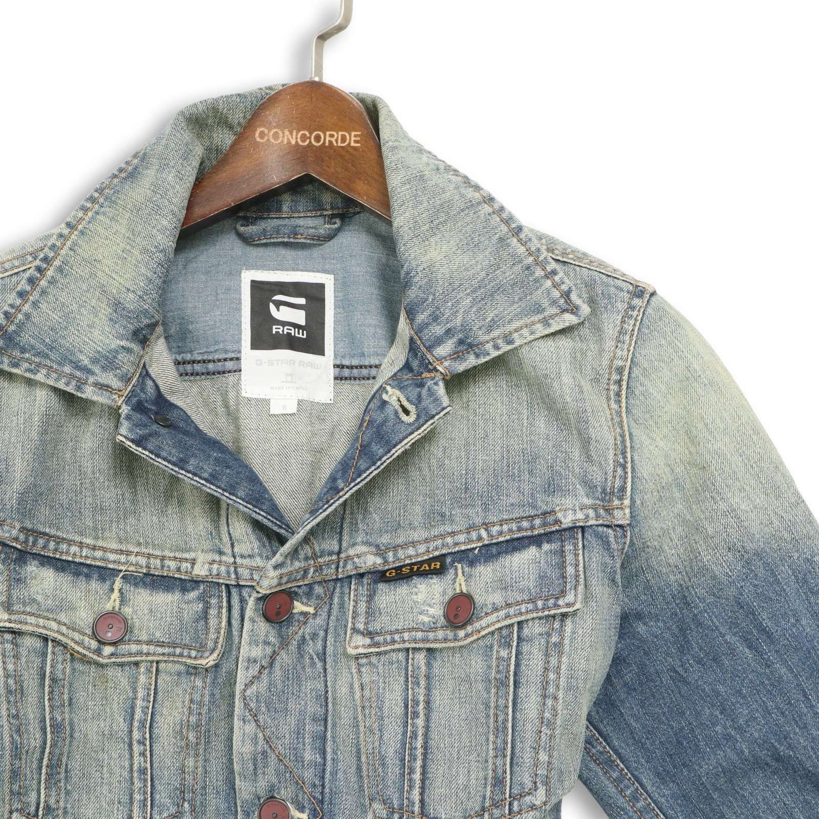 G-STAR RAW ジースター ロウ SLIM TAILOR VINTAGE JKT☆ USED加工 