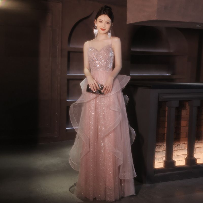 新品 ロングドレス お誕生日 披露宴 パーティードレス 卒業式 お呼ばれ