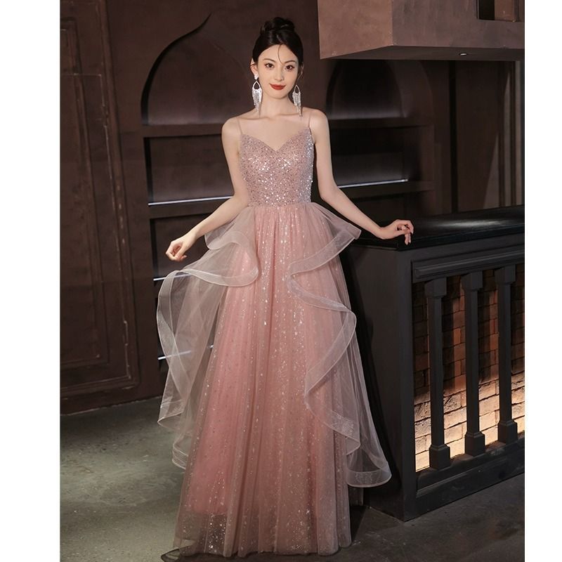 新品 ロングドレス お誕生日 披露宴 パーティードレス 卒業式 お呼ばれ