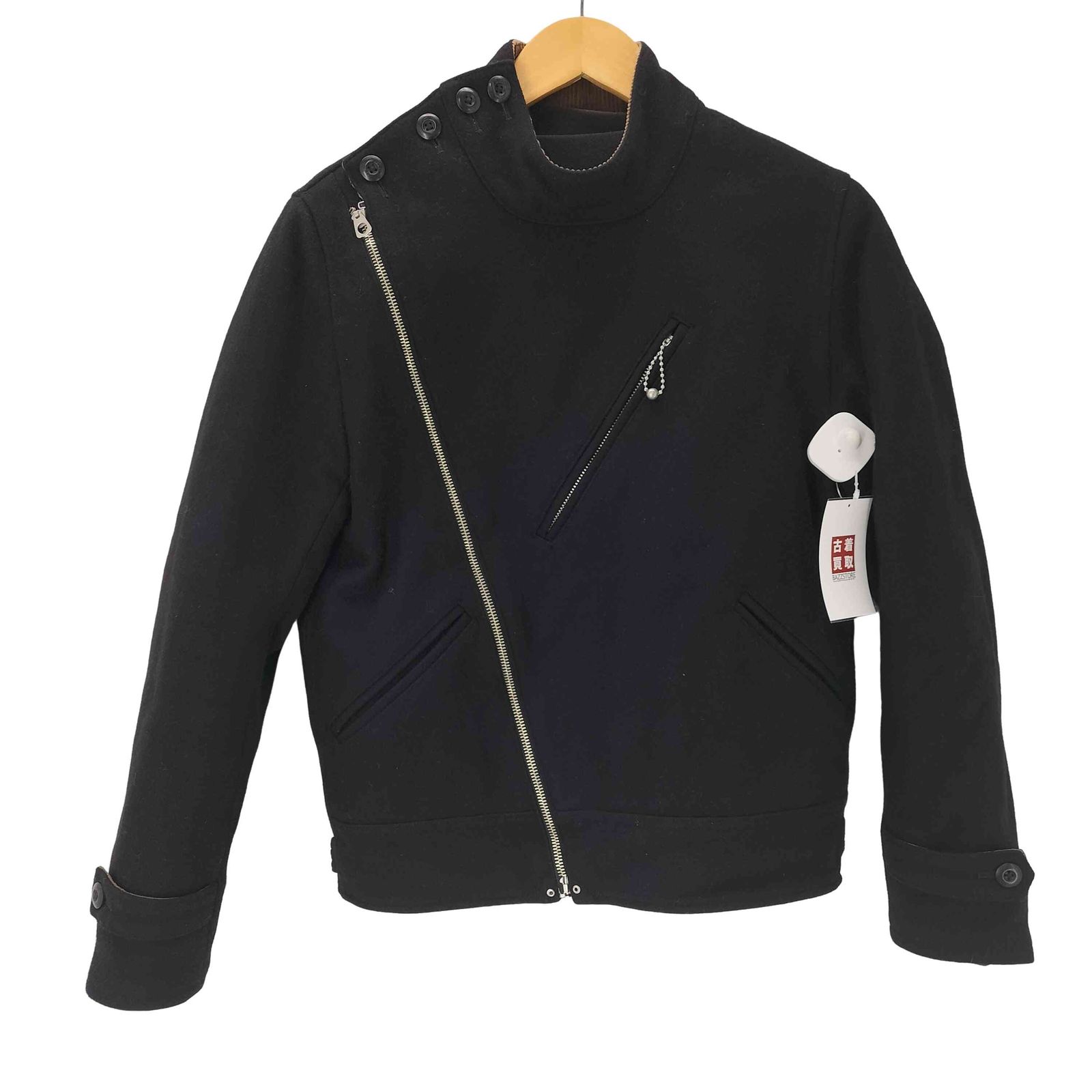 ユーズドフルギ USED古着 ウール ライダース ジャケット メンズ 36