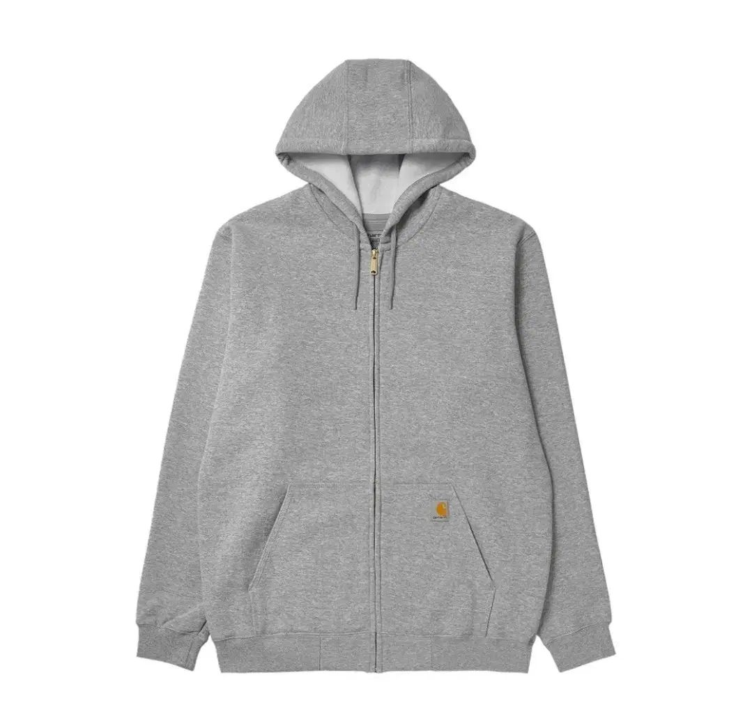 Carhartt ルーズフィット グレー フーディー ジップアップ S ♥