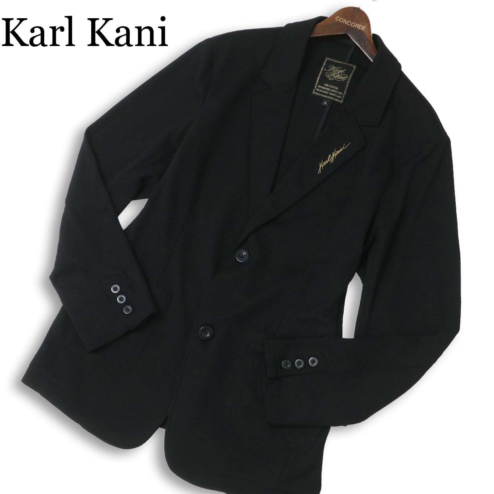 Karl Kani カールカナイ 通年 ロゴ刺繍☆ アンコン テーラード 