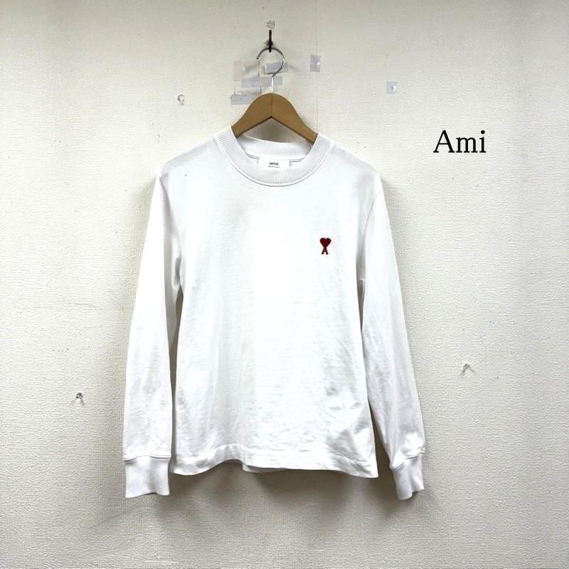 アミ ワンポイント クルーネック 長袖 Tシャツ .701 レディース S ISItems 古着