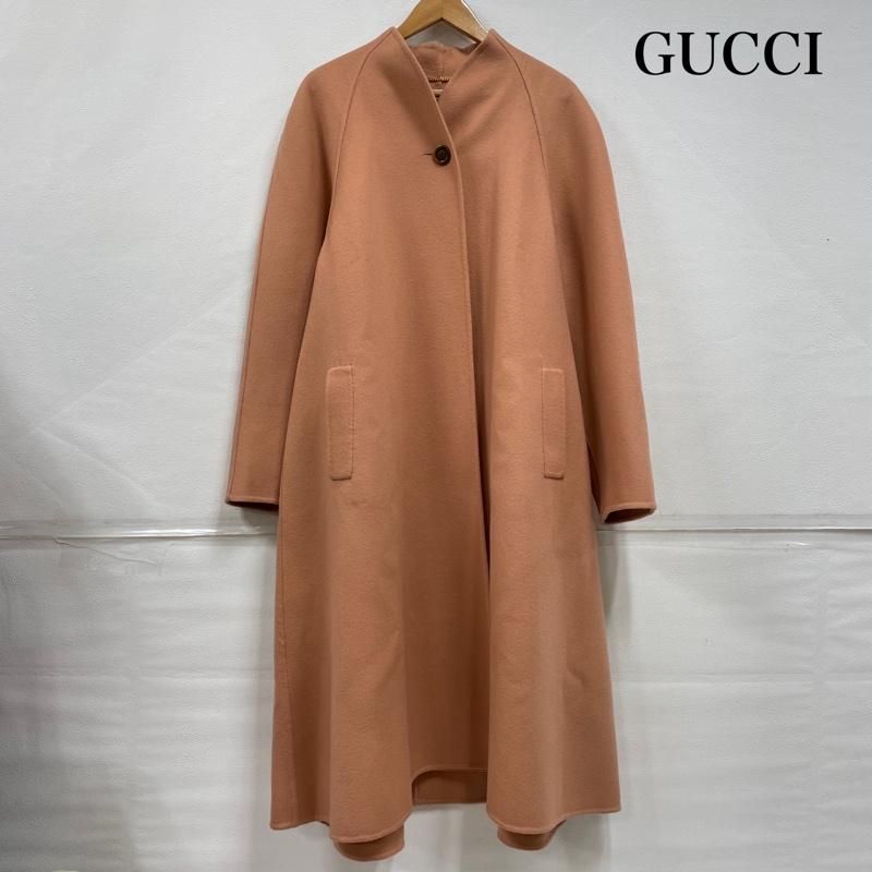 グッチ ウール カシミヤ ロング コート Aライン イタリア製 レディース 40 ISItems 古着
