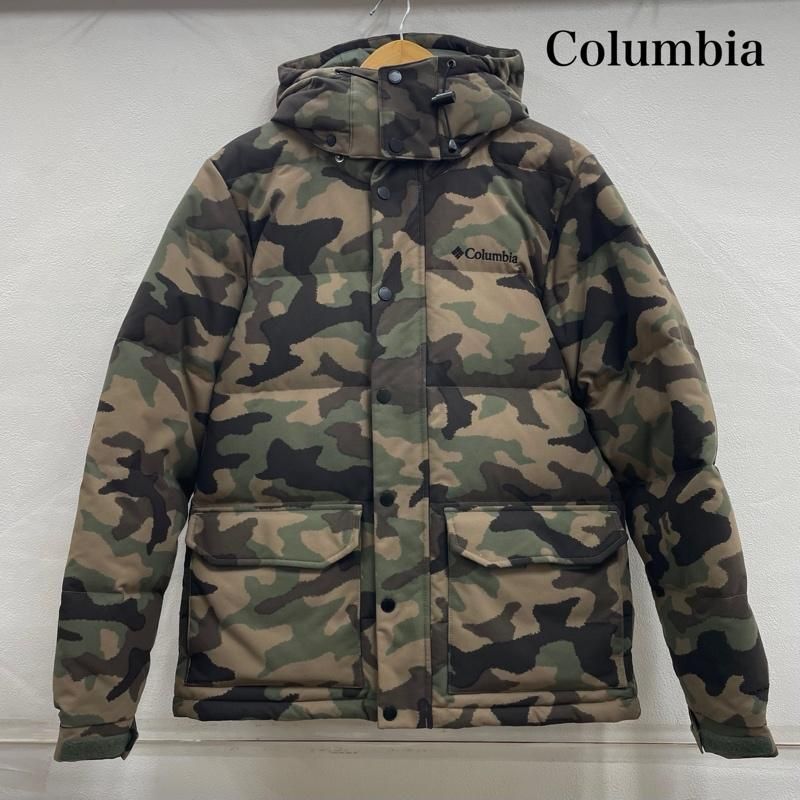 コロンビア ロック フォール ダウン ジャケット カモフラ 迷彩 オムニヒート メンズ S ISItems 古着