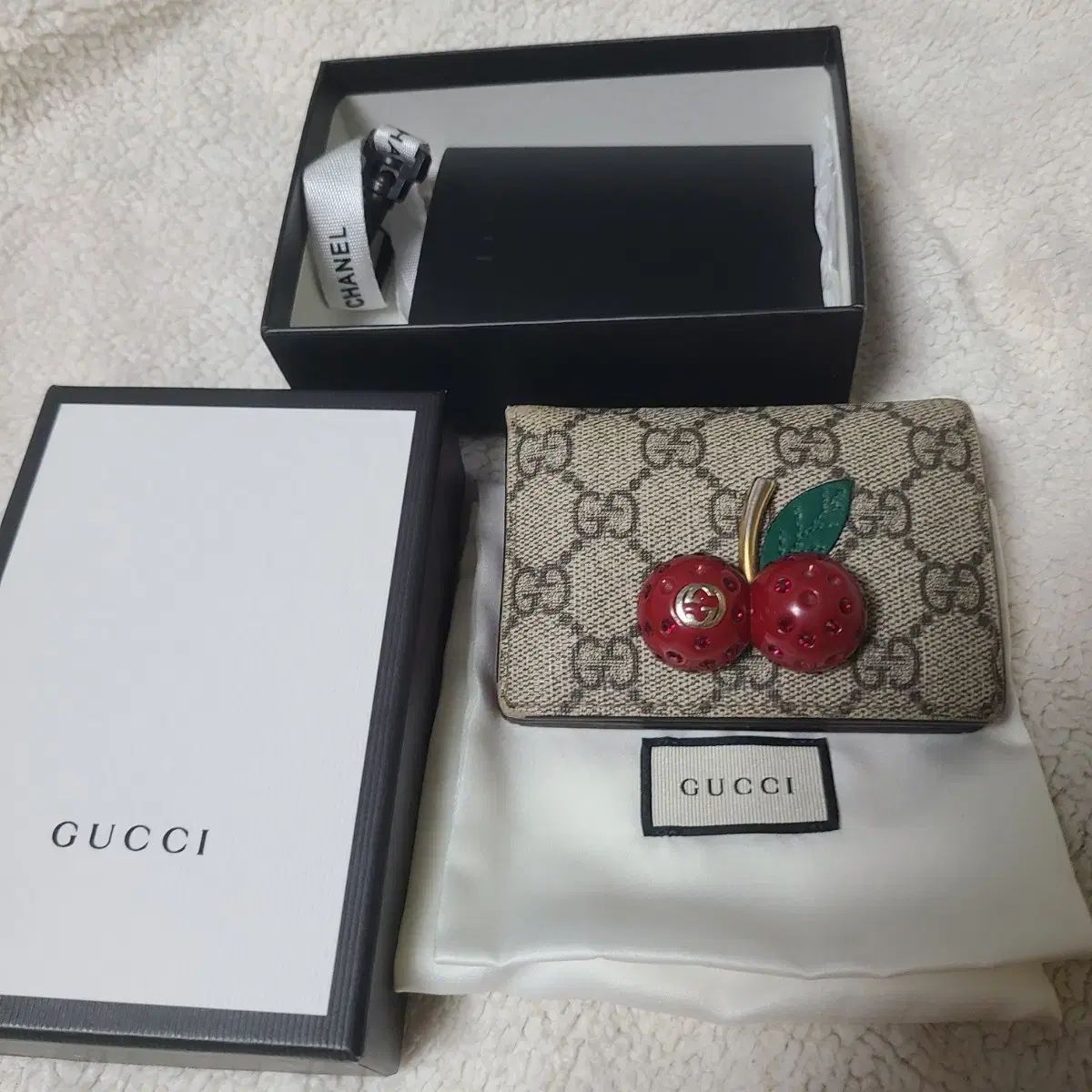 フルセット グッチ さくらんぼ 財布