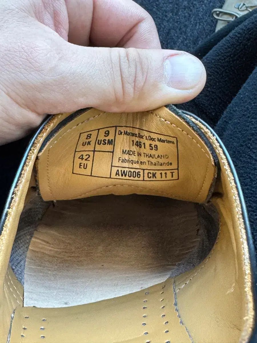  DR. MARTENS ドクターマーチン 1461 スムース 270 uk 8 ローファー ブーツ 革靴
