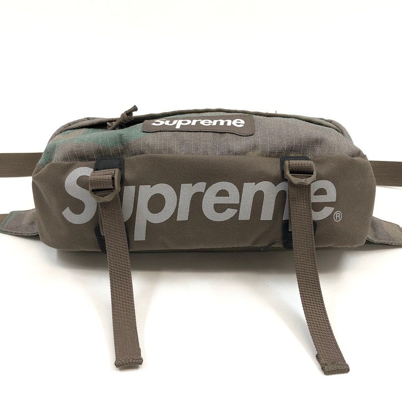 SUPREME 24SS ウエスト バッグ ウッドランド カモ 中古品】Supreme シュプリーム 24SS WOODLAND CAMO WAIST BAG ウッド