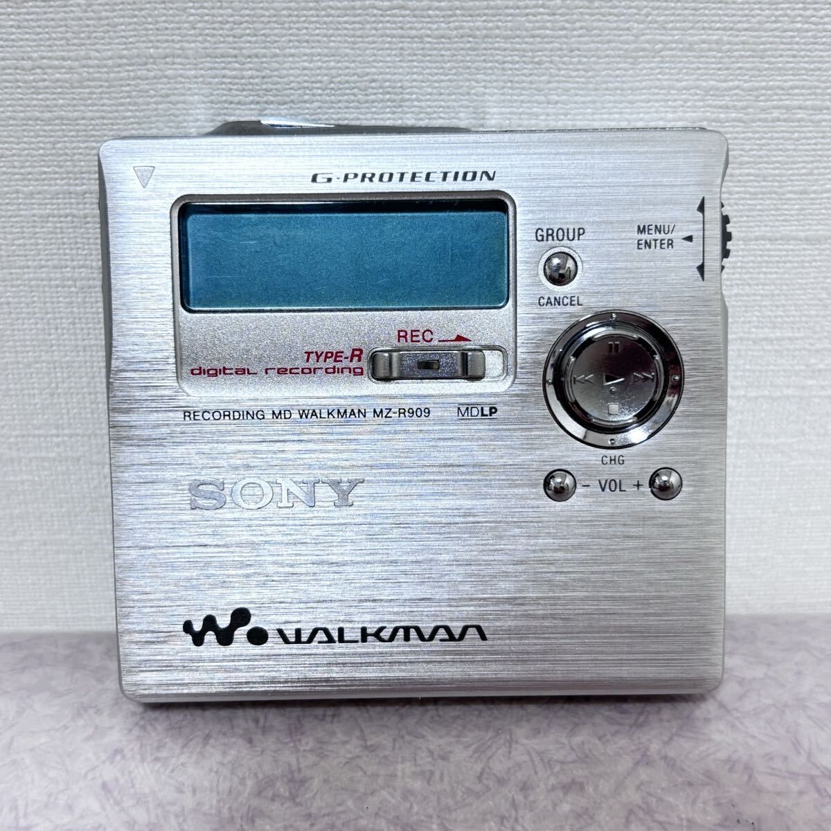 MZ-R 909 ソニー MDウォークマン ウォークマン MD シルバー ポータブルMDプレーヤー ポータブルプレーヤー