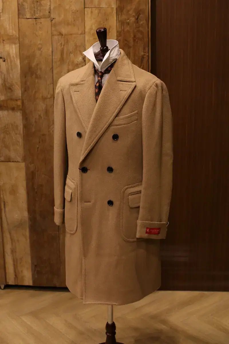 リングジャケット ラマルシェ キャメルヘア ポロコート