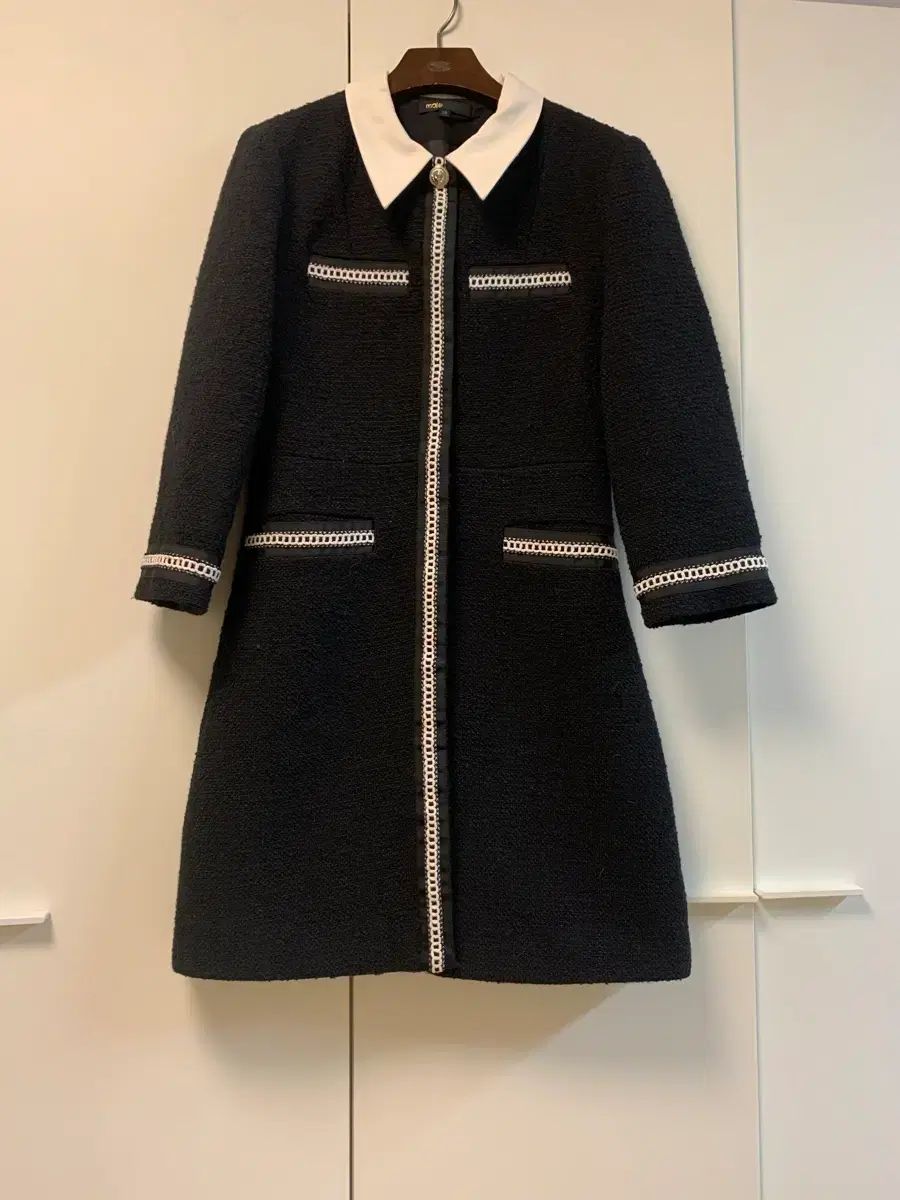  マージュ レナリー ツイード オ ヨンジュ ONE PIECE 長袖 七分袖 ミニワンピース