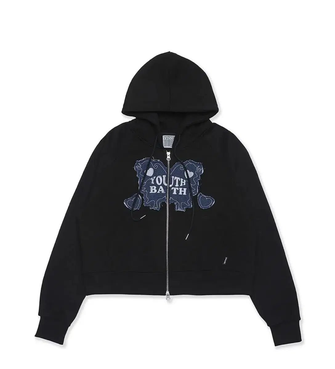 YOUTH-BATH YB バタフライ ロゴ フードジップアップ