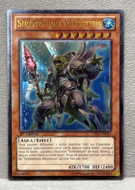 遊戯王 英語 【フランス版】水精鱗-ディニクアビス 1st レリーフ