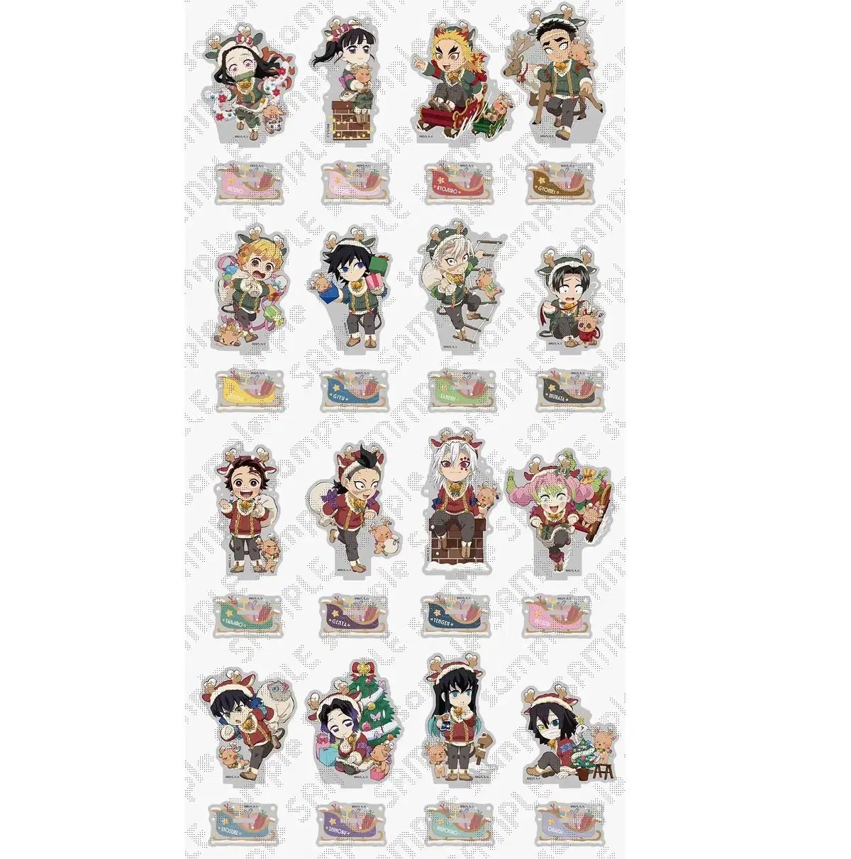 まとめ売り 鬼滅の刃 2025 アクリルスタンド 全16種 義勇 など