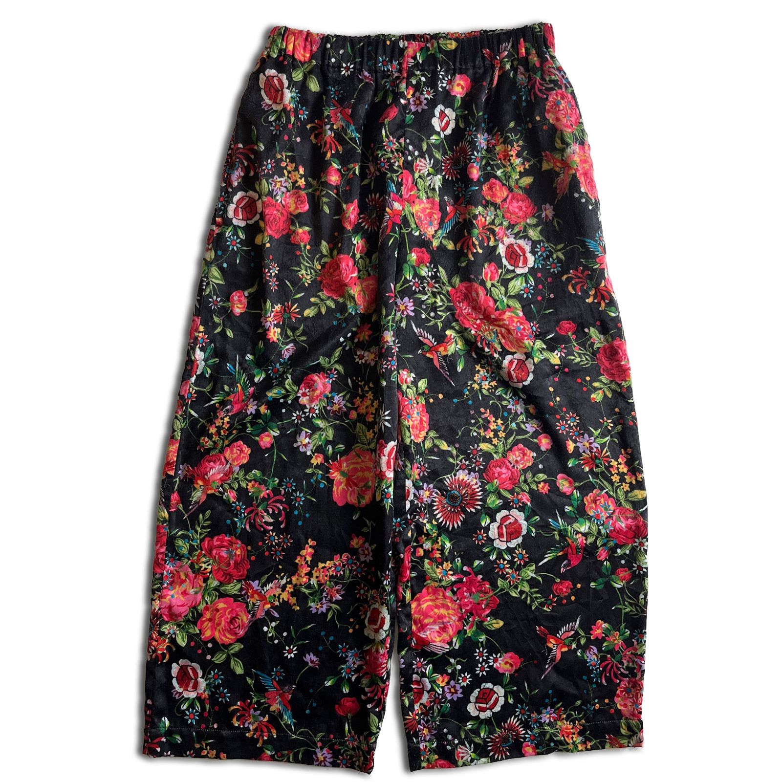 コムデギャルソンコムデギャルソン　フラワークロップドパンツ 21ss】COMME des GARCONS COMME des GARCONS フラワー クロップド