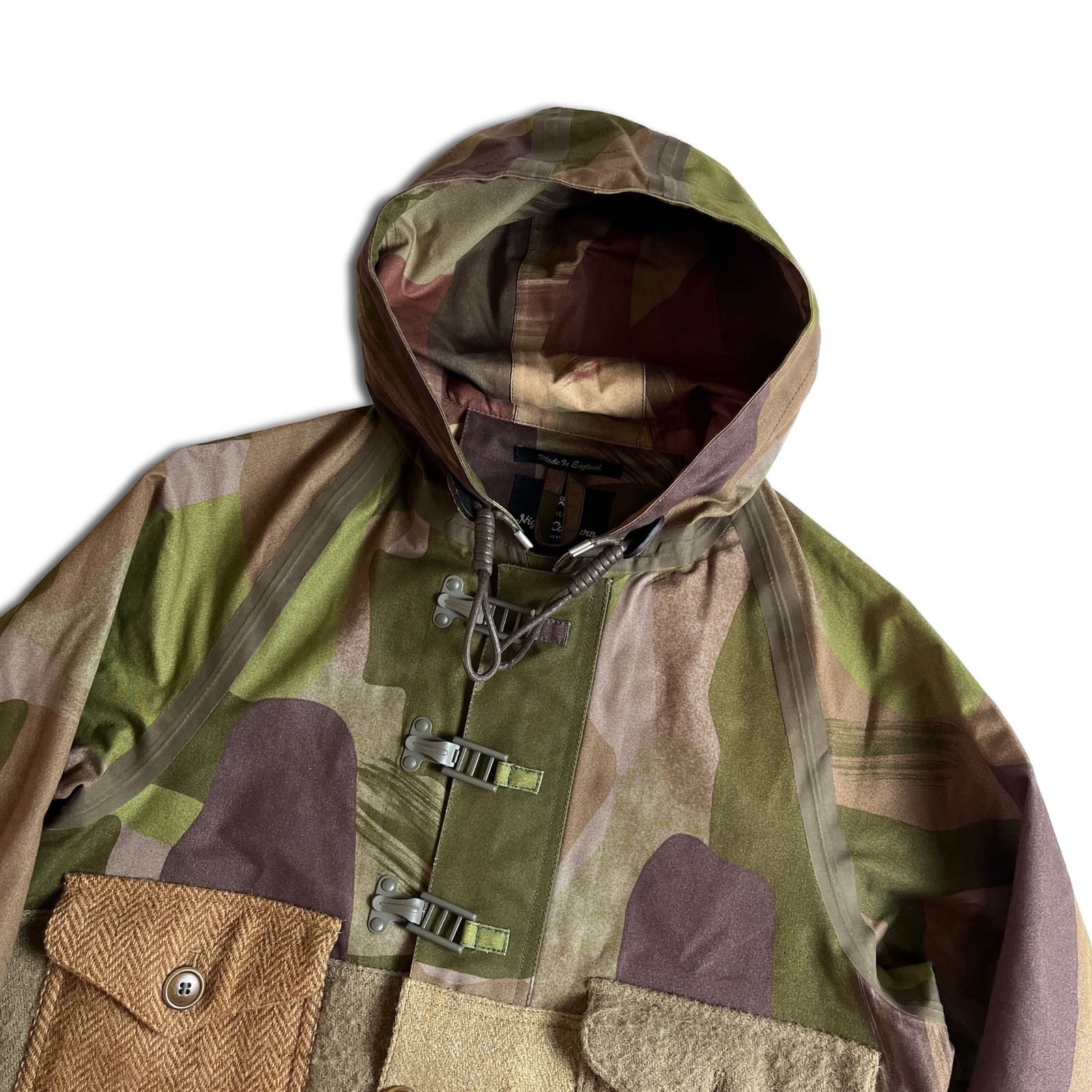 美品】NIGEL CABOURN カメラマンジャケット 46 迷彩 ハリスツイード