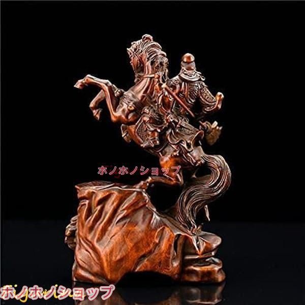 関羽　三国志　彫刻　一刀彫り　置物　インテリア 楽天市場】三国志 置物 関羽像 天然ツゲ木彫り 置物 雲長 中国伝統美術