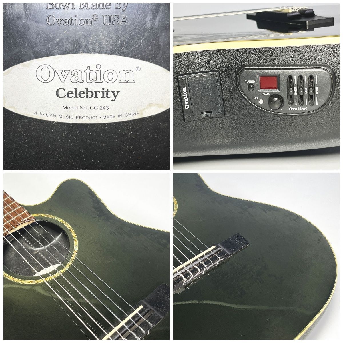 OVATION オベーション CC243 エレガットギター クラシックギター 純正