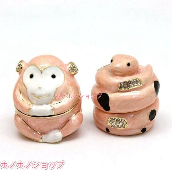 十二支置物 可愛い 萌え ミニチュア ジュエリーケース トリンケット