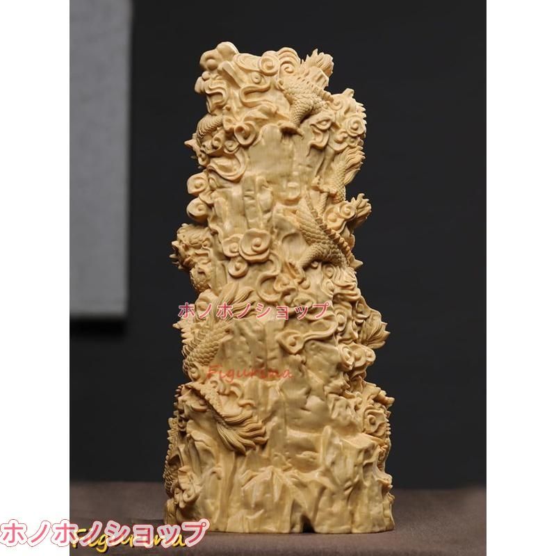 龍神 仏像九龍観音菩薩観音様 置物 開運 繁盛 仏間 仏壇 桧木製 木彫り