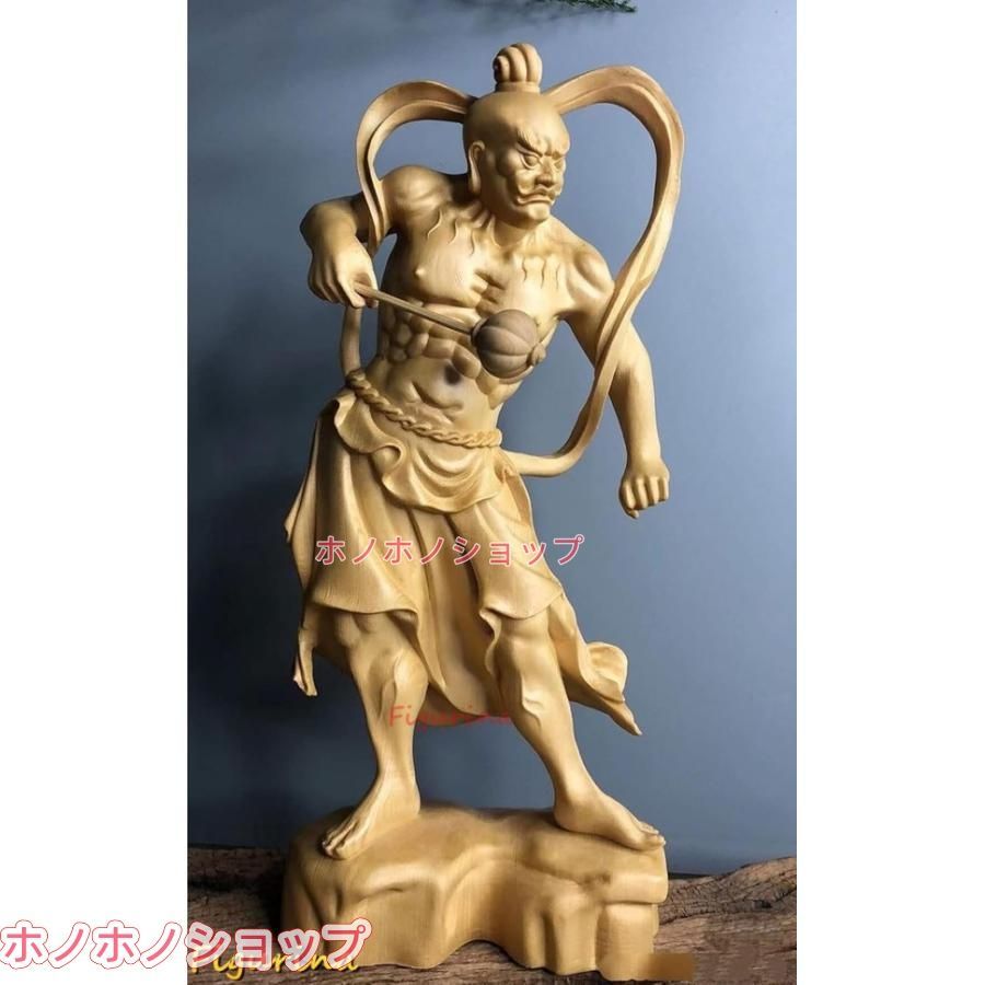 金剛力士像 木彫り 30cm 仁王像 置物 厄除け お守り 最強 勝利 魔除け