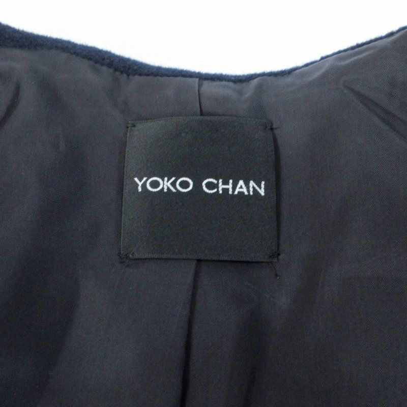 ヨーコチャン YOKO CHAN 美品 メルトンコート ジャケット アンゴラ