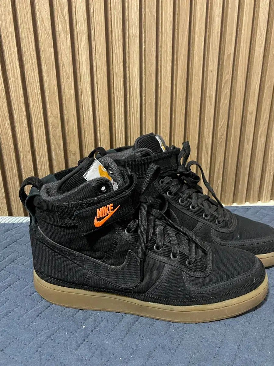 ナイキ x カーハート バンダル ハイ シュプリーム ブラック 260 mm