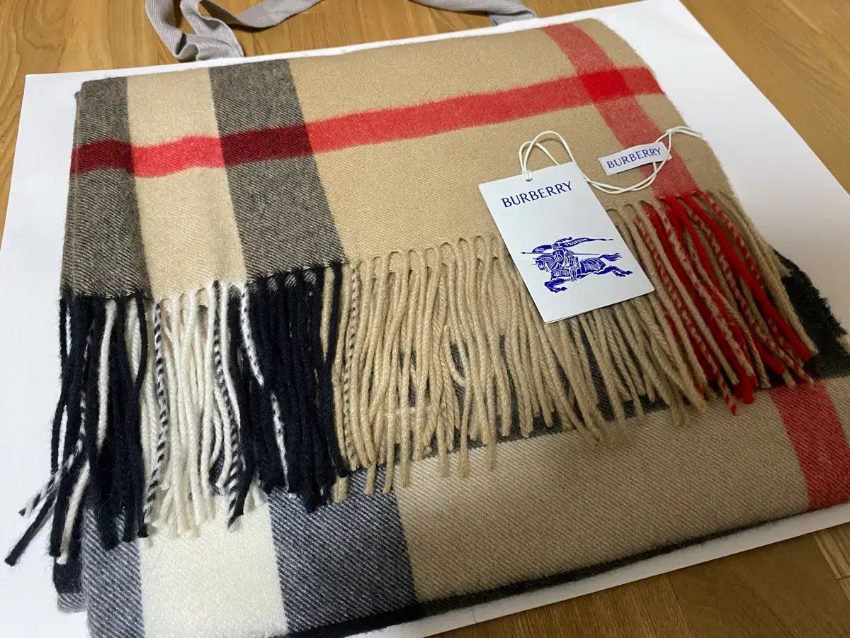 バーバリー カシミア オーバーサイズ マフラー兼 ショール