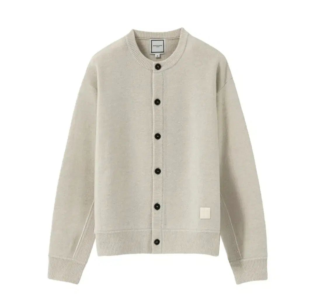 52 ウーヨンミ クルーネック カーディガン アイボリー 24 fw