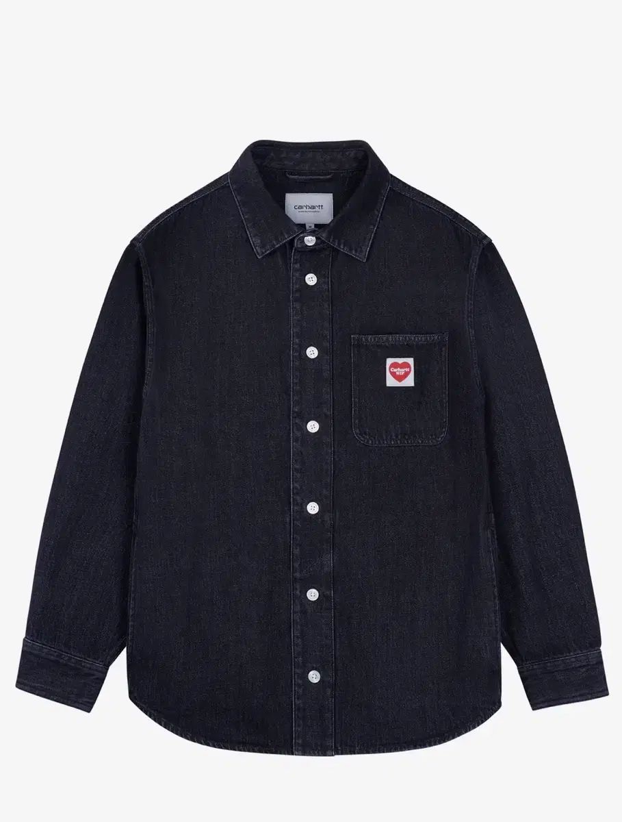 カーハート WIP 長袖 Tシャツ ブラック エンザイム ブリーチ ウォッシュド